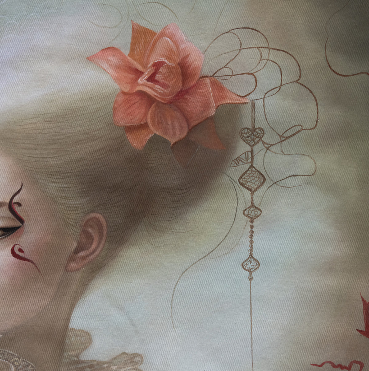 The Dragon Muse — detail view