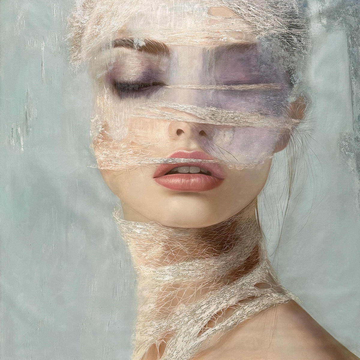 Chrysalis — oil on canvas by Jehan Legac