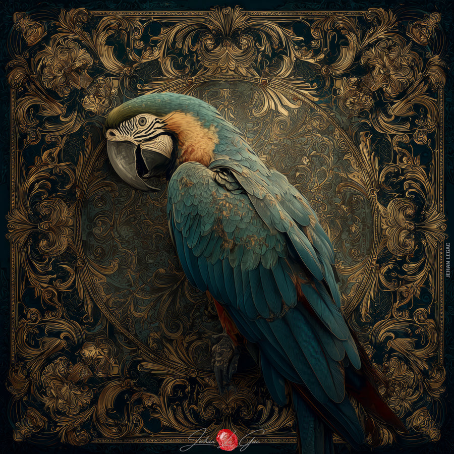 Bird Through the Thicket