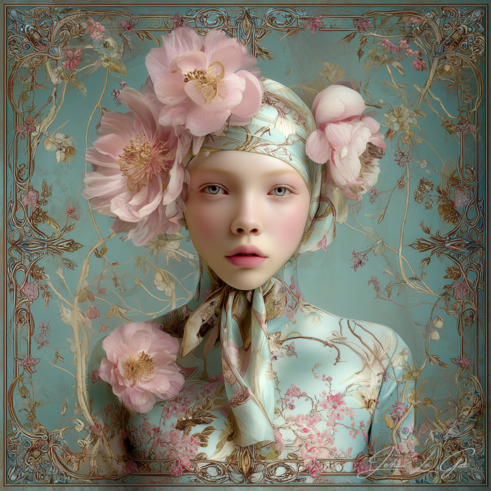 Foulard en soie Feutré et tendre par Jehan Legac
