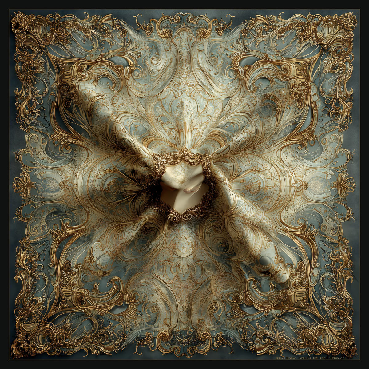 The Silken Knot – silk scarf by Jehan Legac